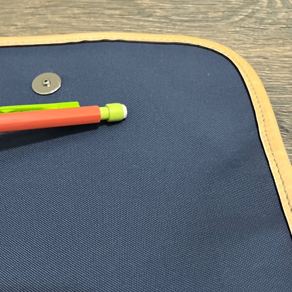 Coach Blue and Tan Messenger Bag - Picture 10 of 10